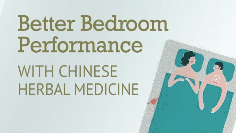 Better bedroom performance with chinese herbal medicine.