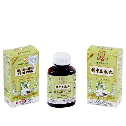 Bottle of 200 herbal supplement extract pills, english and chinese text.