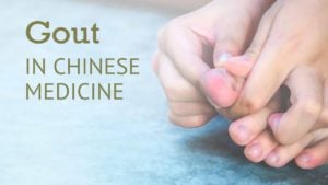 Gout in chinese medicine.