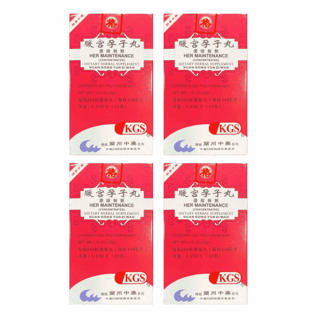 Image of HER-MAINTENANCE-Nuan-Gong-Yun-Zi-Wan 4 pack