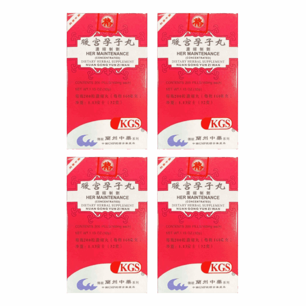 Image of HER-MAINTENANCE-Nuan-Gong-Yun-Zi-Wan 4 pack