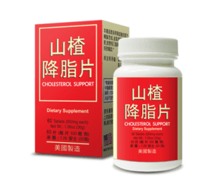 Bottle of 60 tablets, 500 milligrams each, english and chinese text.