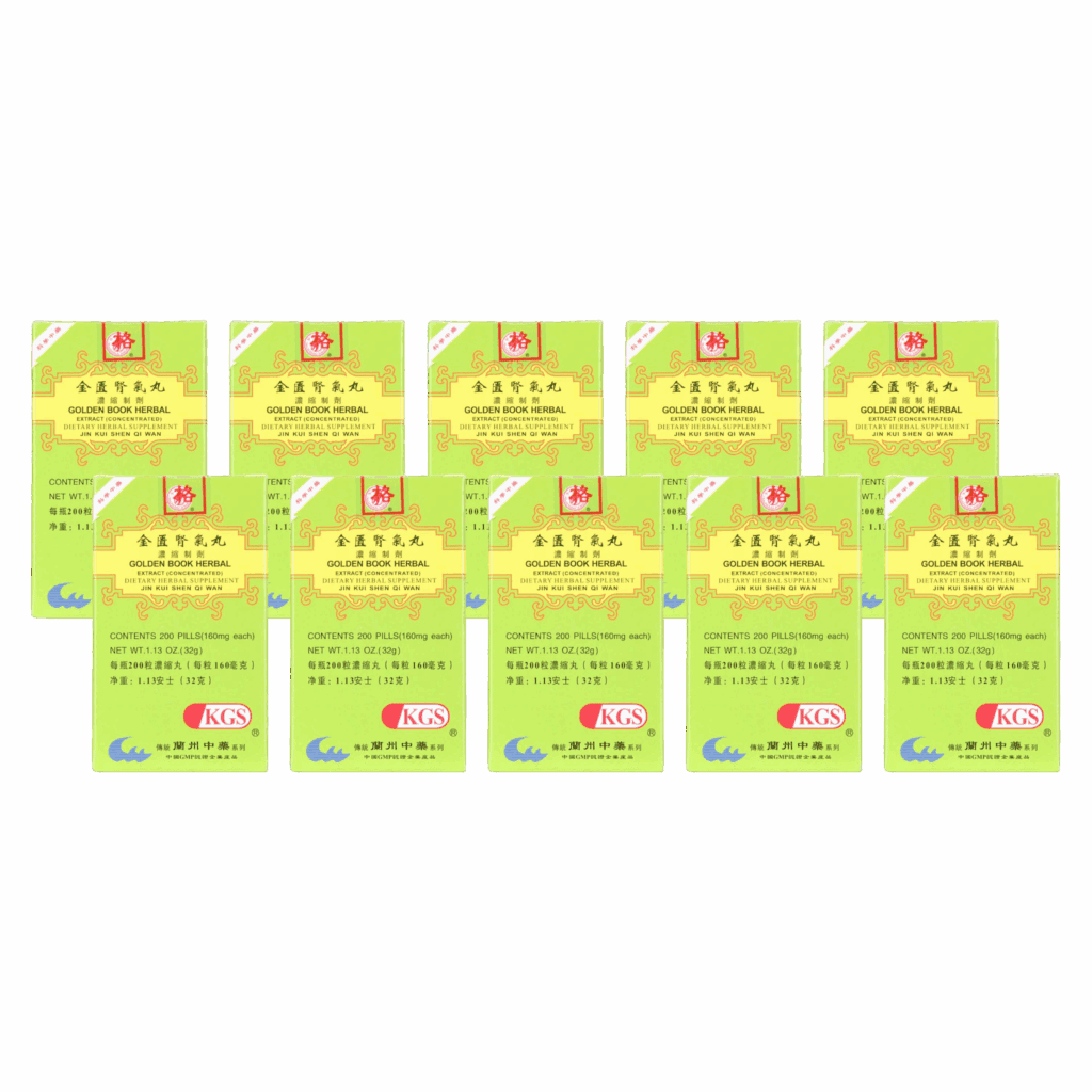 Image of Jin-Kui-Shen-Qi-Wan-Golden-Book-Herbal-Extract- 10 pack