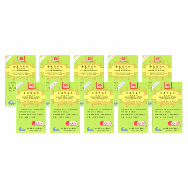 Image of Jin-Kui-Shen-Qi-Wan-Golden-Book-Herbal-Extract- 10 pack