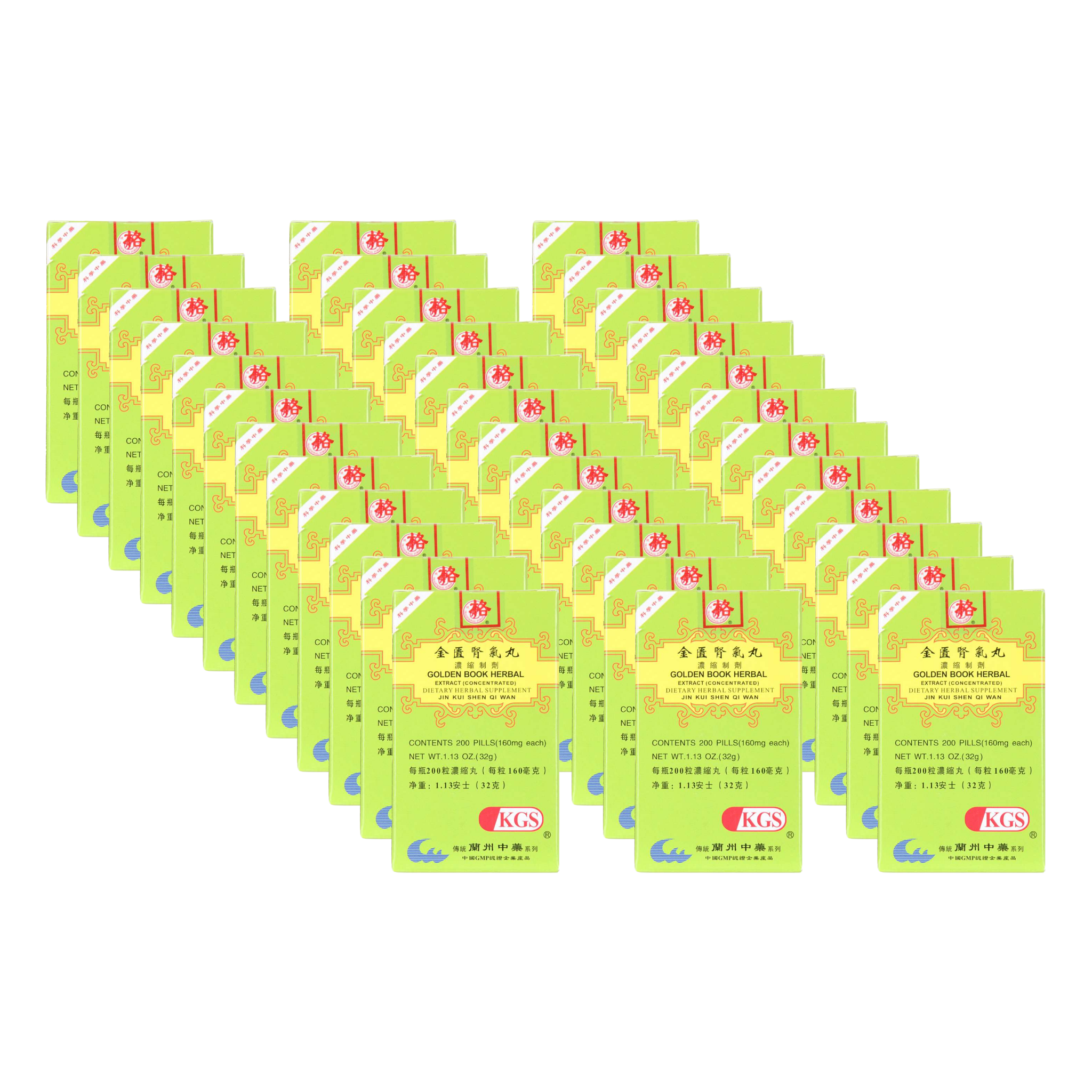 Image of Jin-Kui-Shen-Qi-Wan-Golden-Book-Herbal-Extract- 36 pack