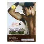 Box of 24 tea bags of Magic Herb Tea 6 Potent Men's Tea Dietary Supplement.