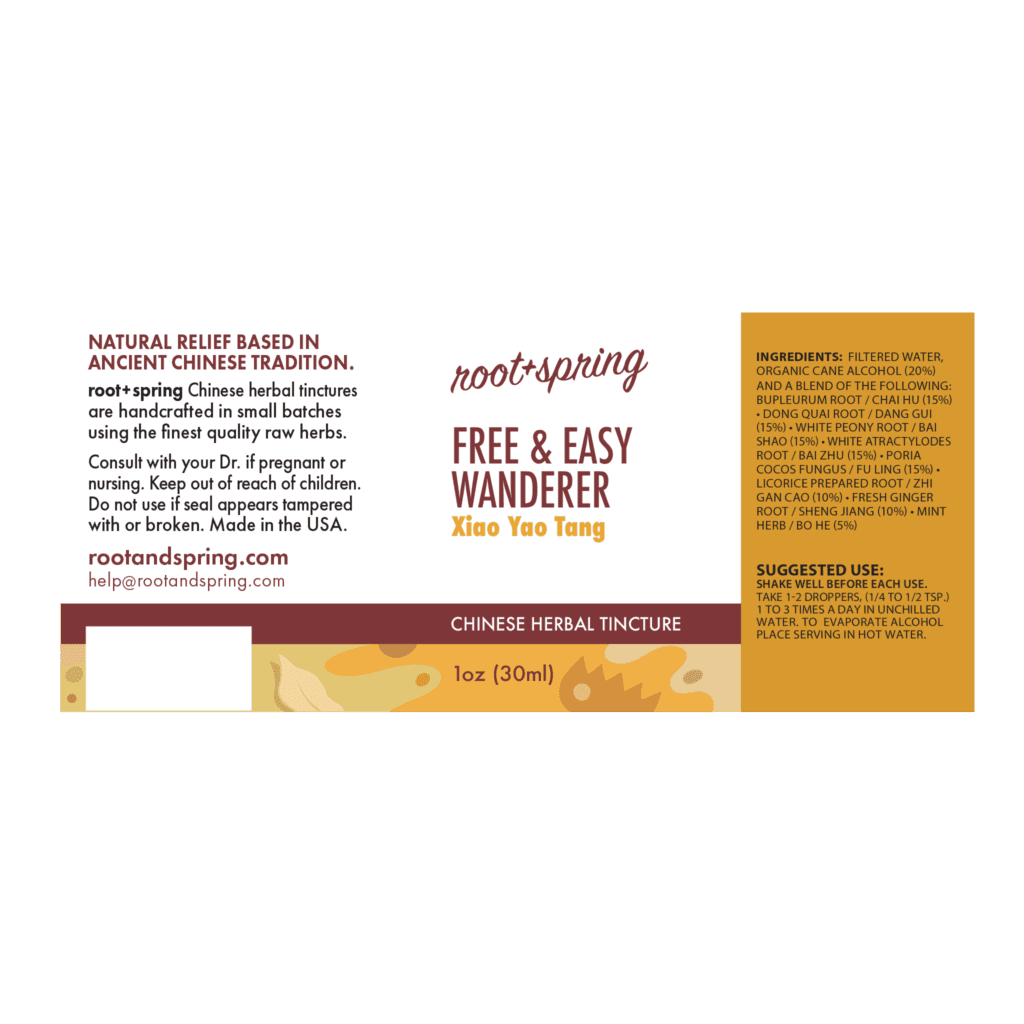 Image of Free-&-Easy-Wanderer label with ingredients, suggested use, directions, and precautions.