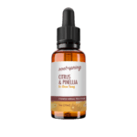 Eyedropper-top tincture bottle containing 1 fluid ounce (30 milliliters) of Citrus & Pinellia (Er Chen Tang) by root + spring.