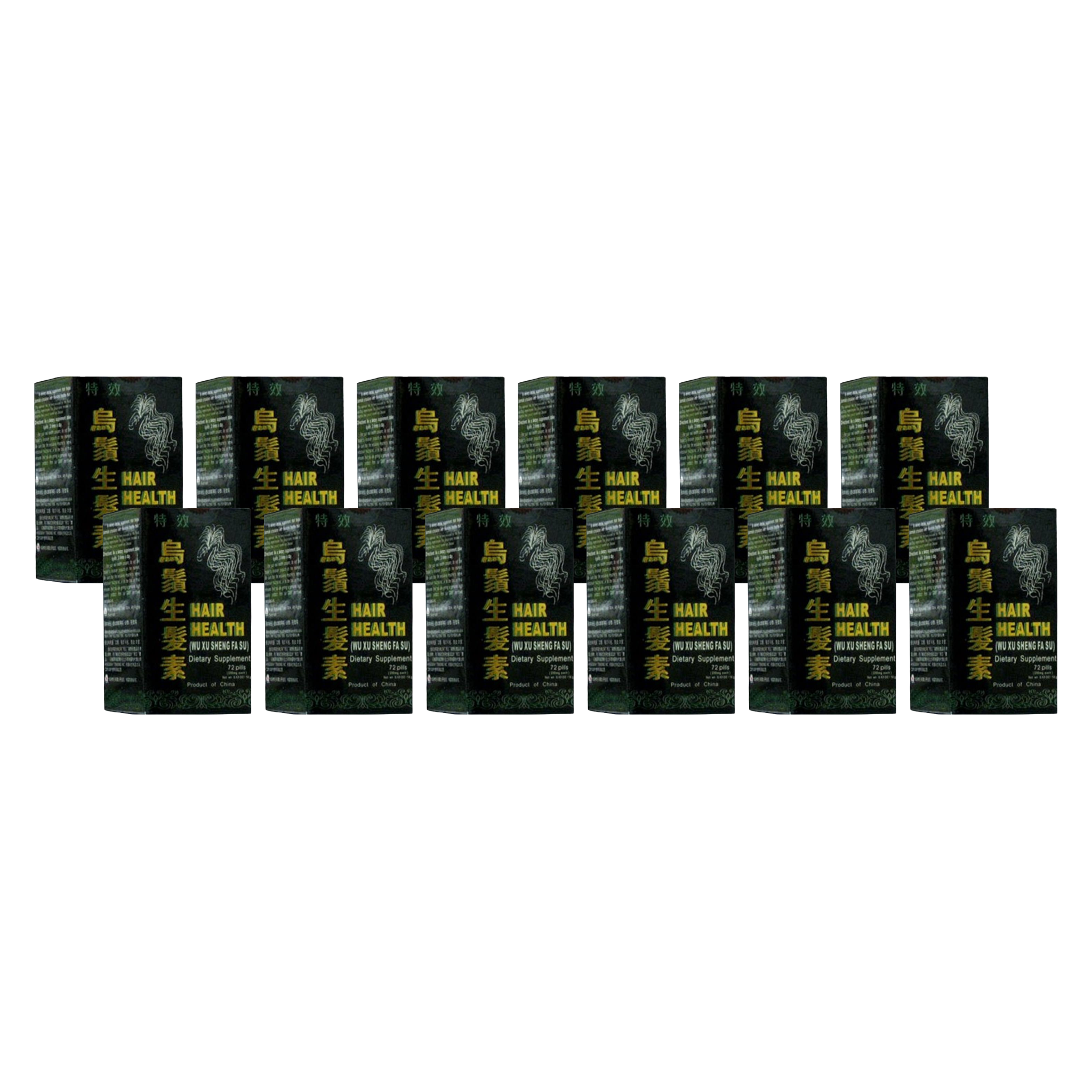 Image of wu-xu-sheng-fa-su-healthy-hair-supplement- 12 pack