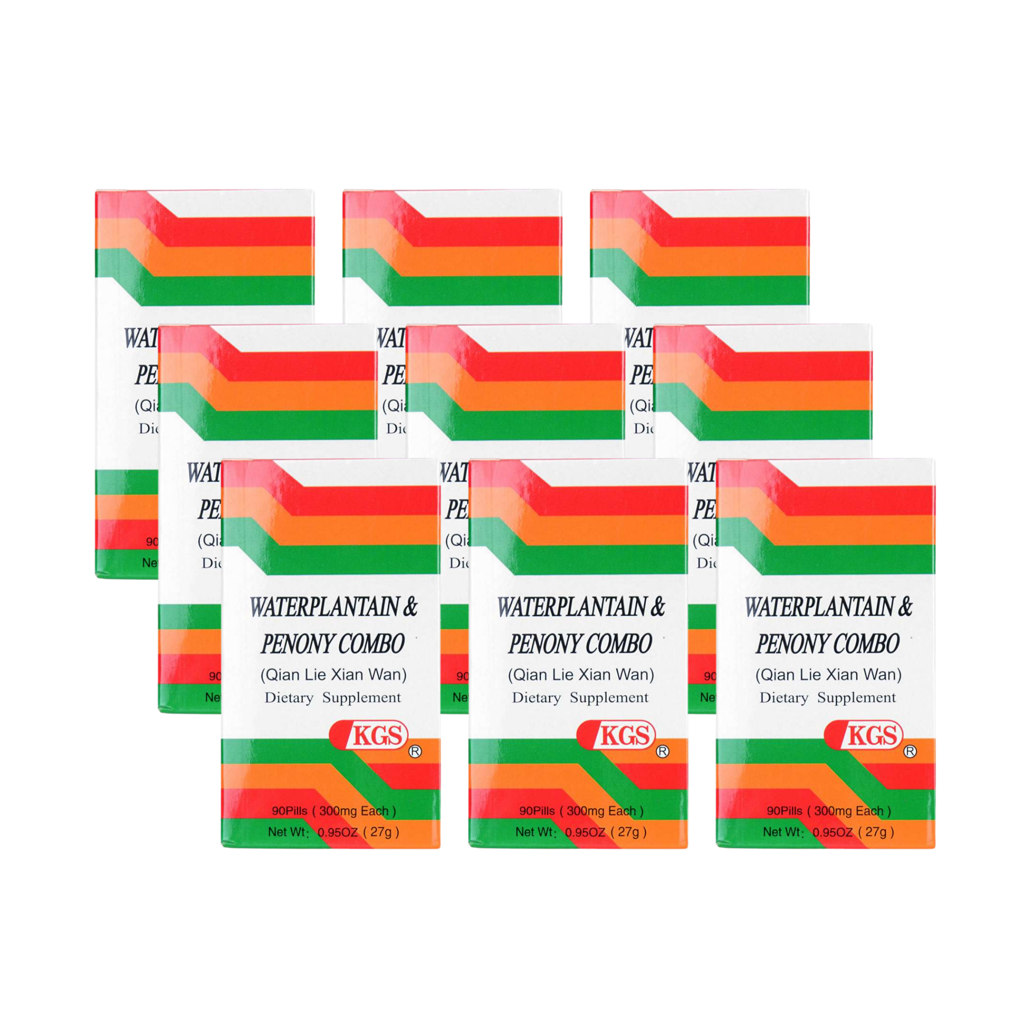 Image of Qian-Lie-Xian-Wan-Waterplantain-Penony-Combo- 9 pack