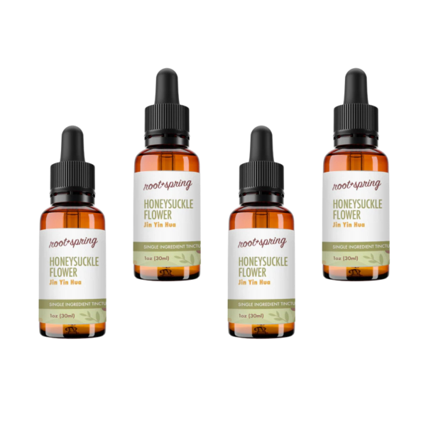 image of honeysuckle flower Tincture 4pk