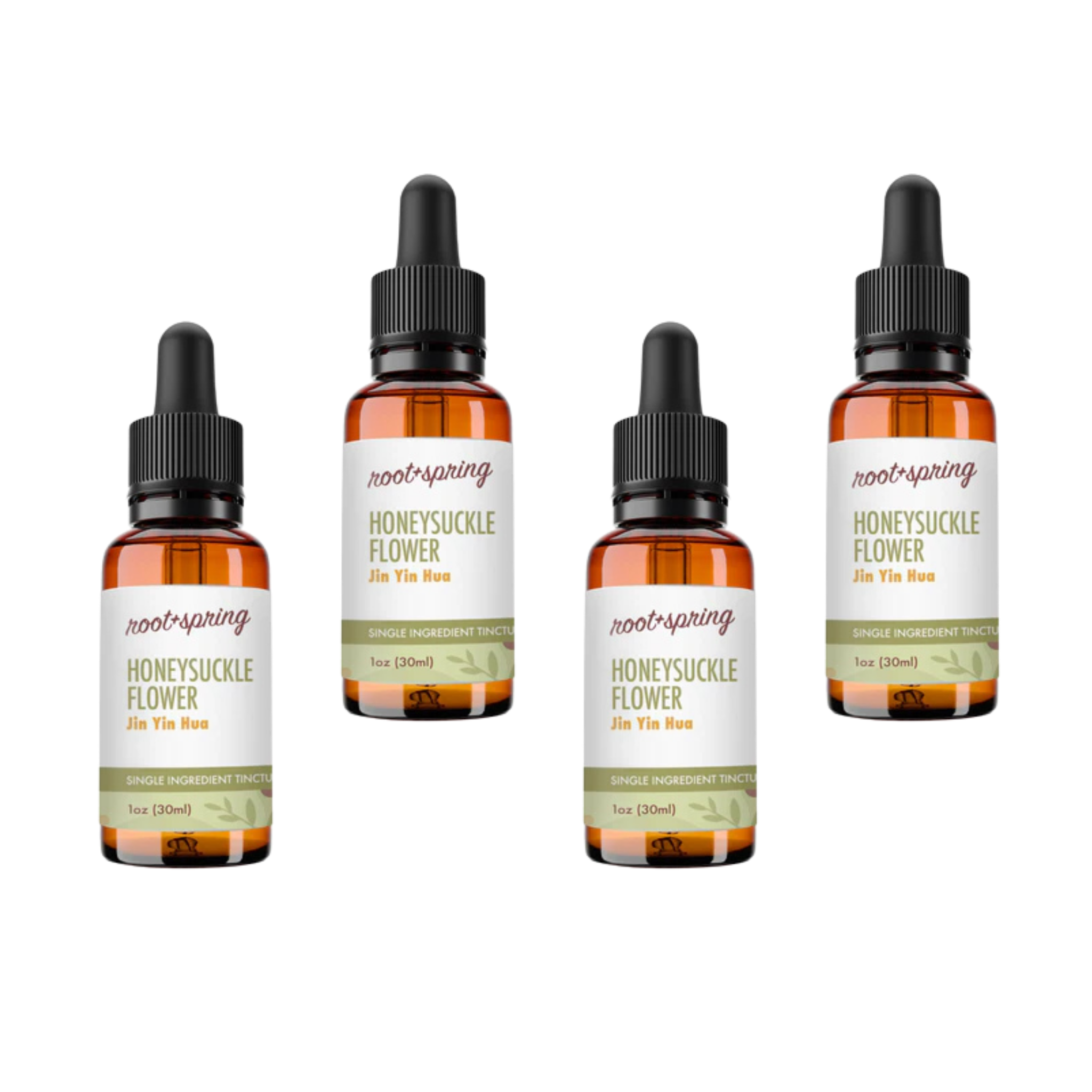 image of honeysuckle flower Tincture 4pk
