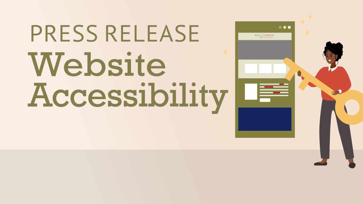 Press Release – Website Accessibility
