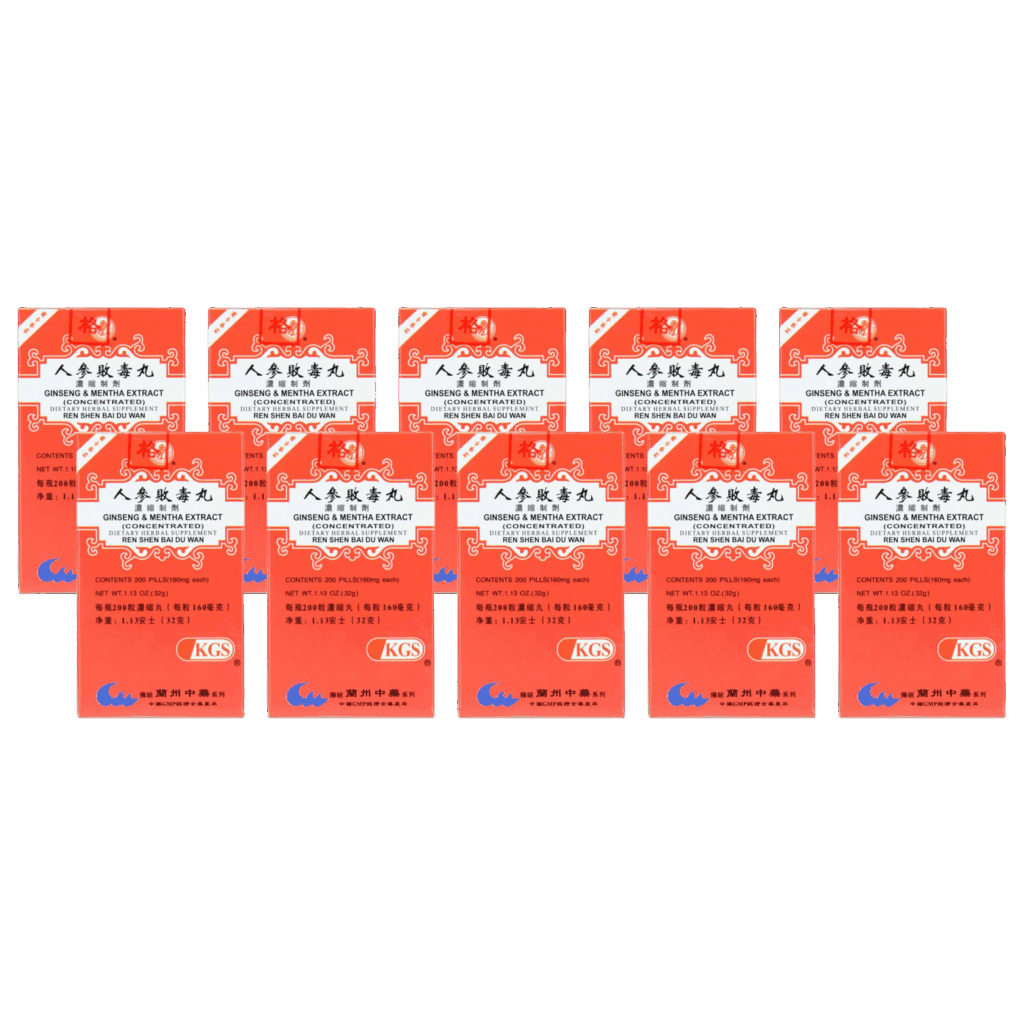 Image of Ren-Shen-Bai-Du-Wan-Ginseng-Mentha-Extract 10 pack