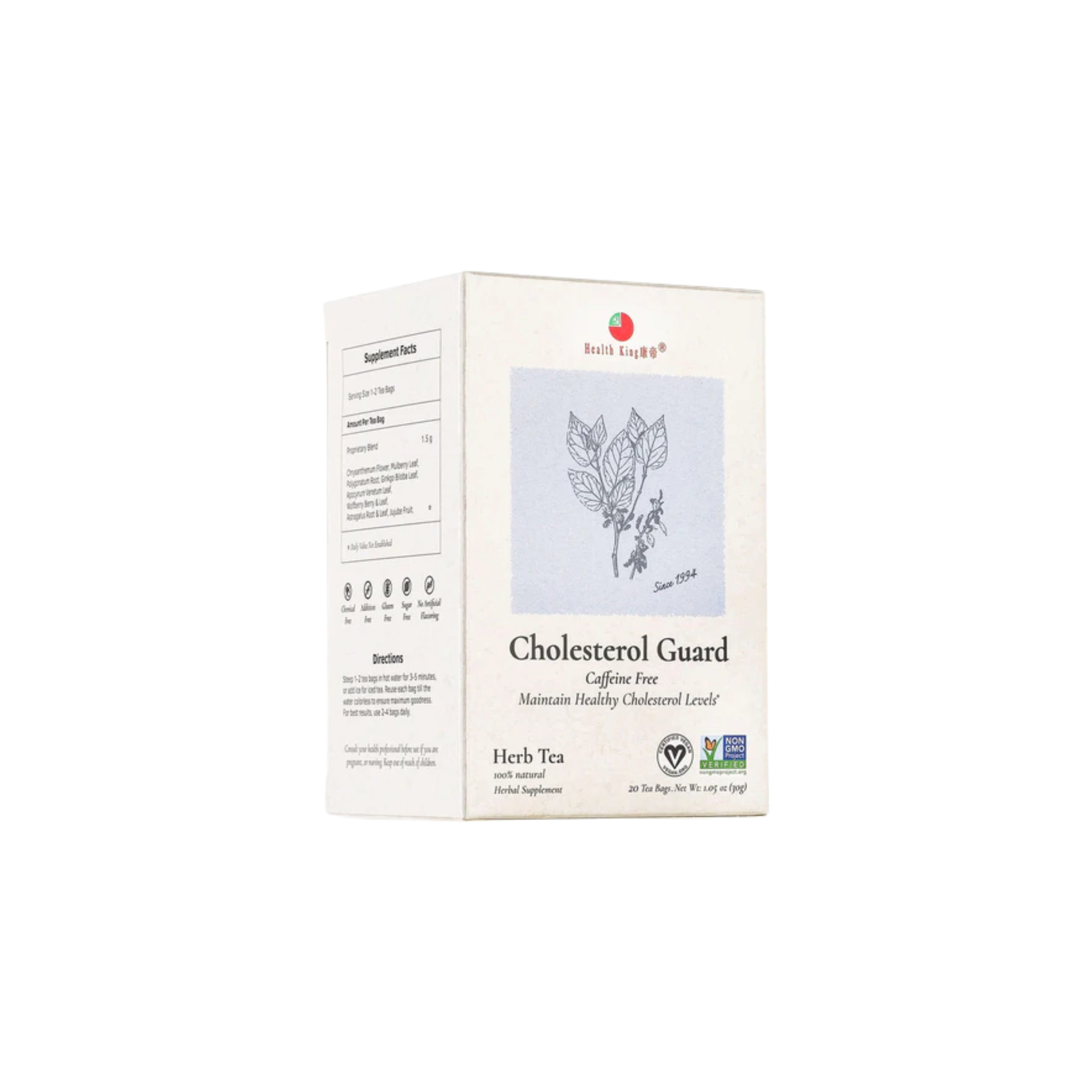 Image of Cholesterol Guard Herb Tea - by Health King- Single