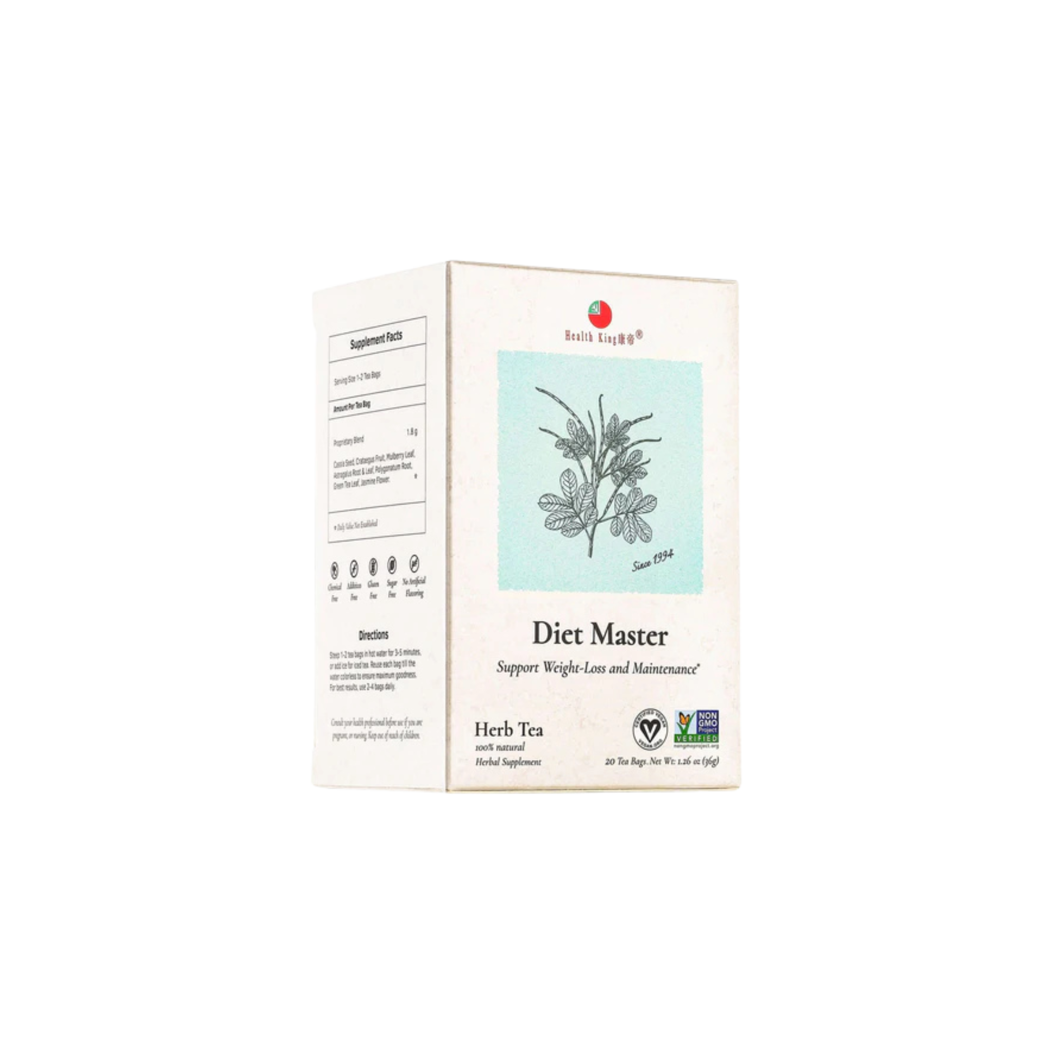 Image of Diet Master Herb Tea - by Health King Single