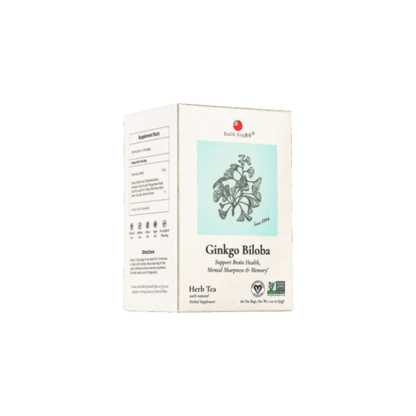 Image of Ginkgo Biloba Herb Tea - by Health King - Single