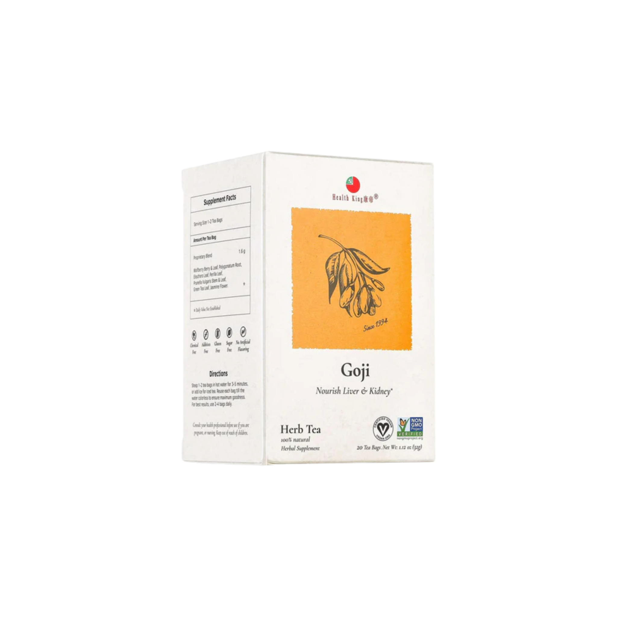 Image of Goji Herb Tea - by Health King - Single
