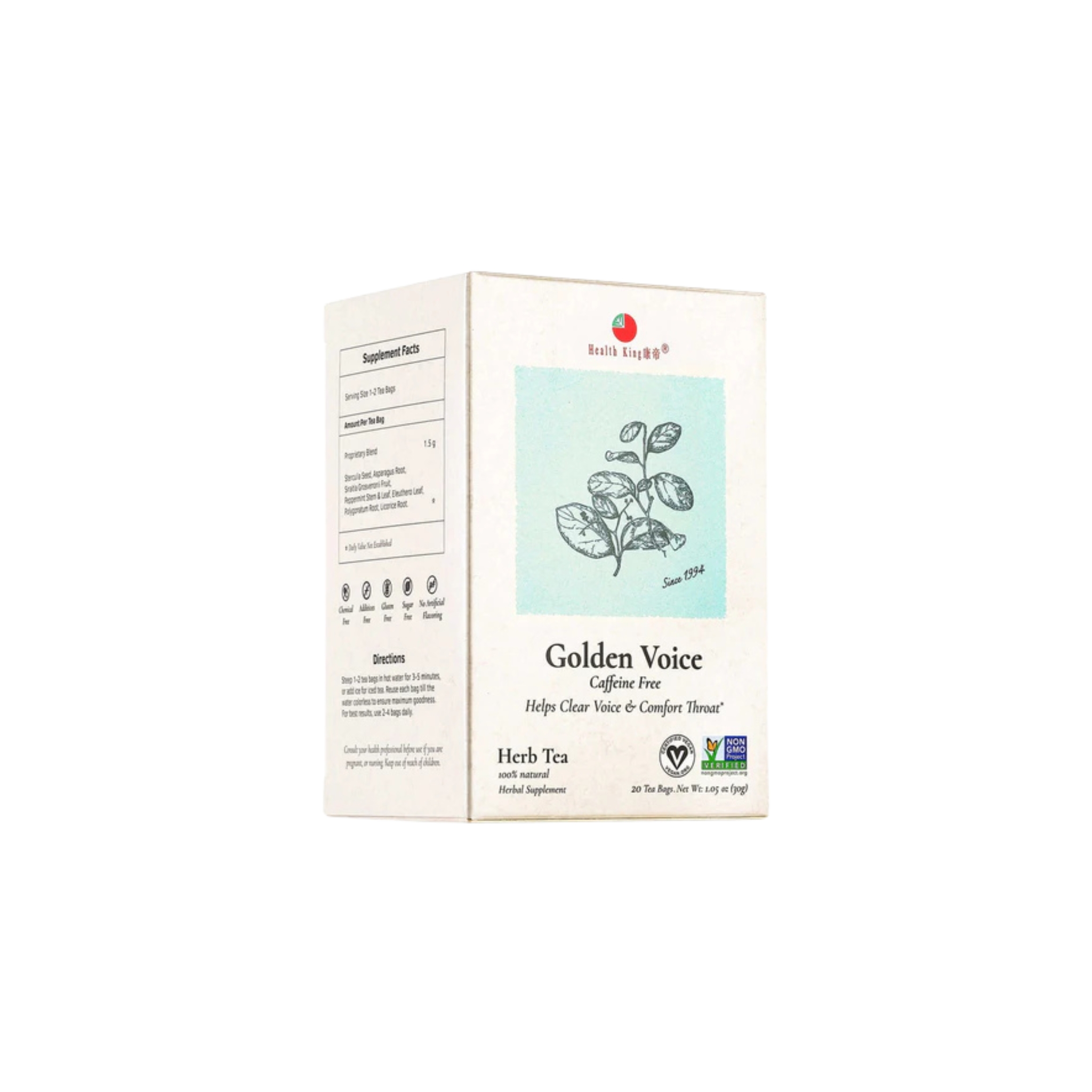 Image of Golden Voice Herb Tea - by Health King Single