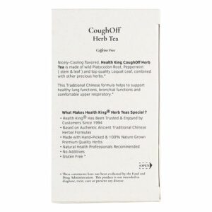 Image of CoughOff Herb Tea - by Health King ingredients and nutritional info