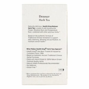 Image of Detoxer Herb Tea - by Health King ingredients and nutritional info