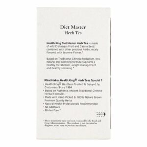 Image of Diet Master Herb Tea - by Health King ingredients and nutritional info