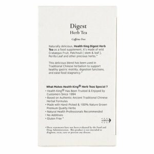 Image of Digest Herb Tea - by Health King ingredients and nutritional info