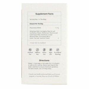 Image of Dong Quai Lady's Herb Tea - by Health King Supplement fact and directions for use