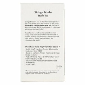 image of Image of Ginkgo Biloba Herb Tea - by Health King ingredients and nutritional info