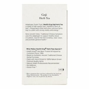 Image of Goji Herb Tea - by Health King, ingredients and nutritional info