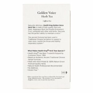 Image of Golden Voice Herb Tea - by Health King ingredients and nutritional info
