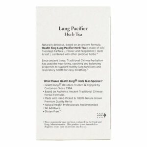 Image of Lung Pacifier Herb Tea - by Health King ingredients and nutritional info