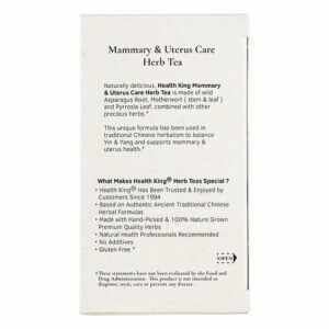 Image of Mammary and Uterus Care Herb Tea - by Health King, ingredients and nutritional info