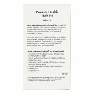 Image of Prostate Health Herb Tea - by Health King ingredients and nutritional info