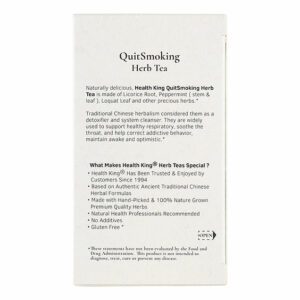 Image of Quit Smoking Herb Tea - by Health King ingredients and nutritional info
