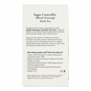 image of Sugar Controller Herb Tea - by Health King ingredients and nutritional info