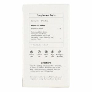 Image of Beauty Mate Herb Tea- by Health King supplement facts and directions for use