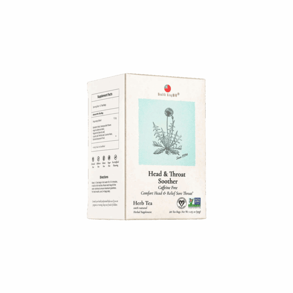 Image of Head and Throat Soother Herb Tea - by Health King - Single