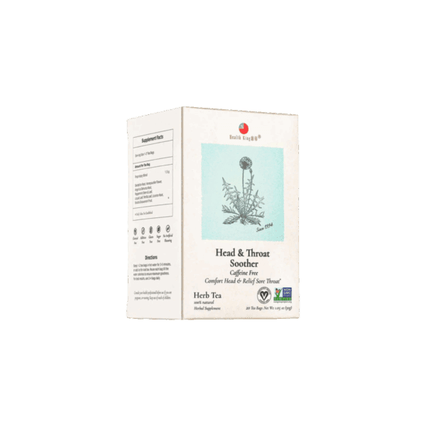 Image of Head and Throat Soother Herb Tea - by Health King - Single