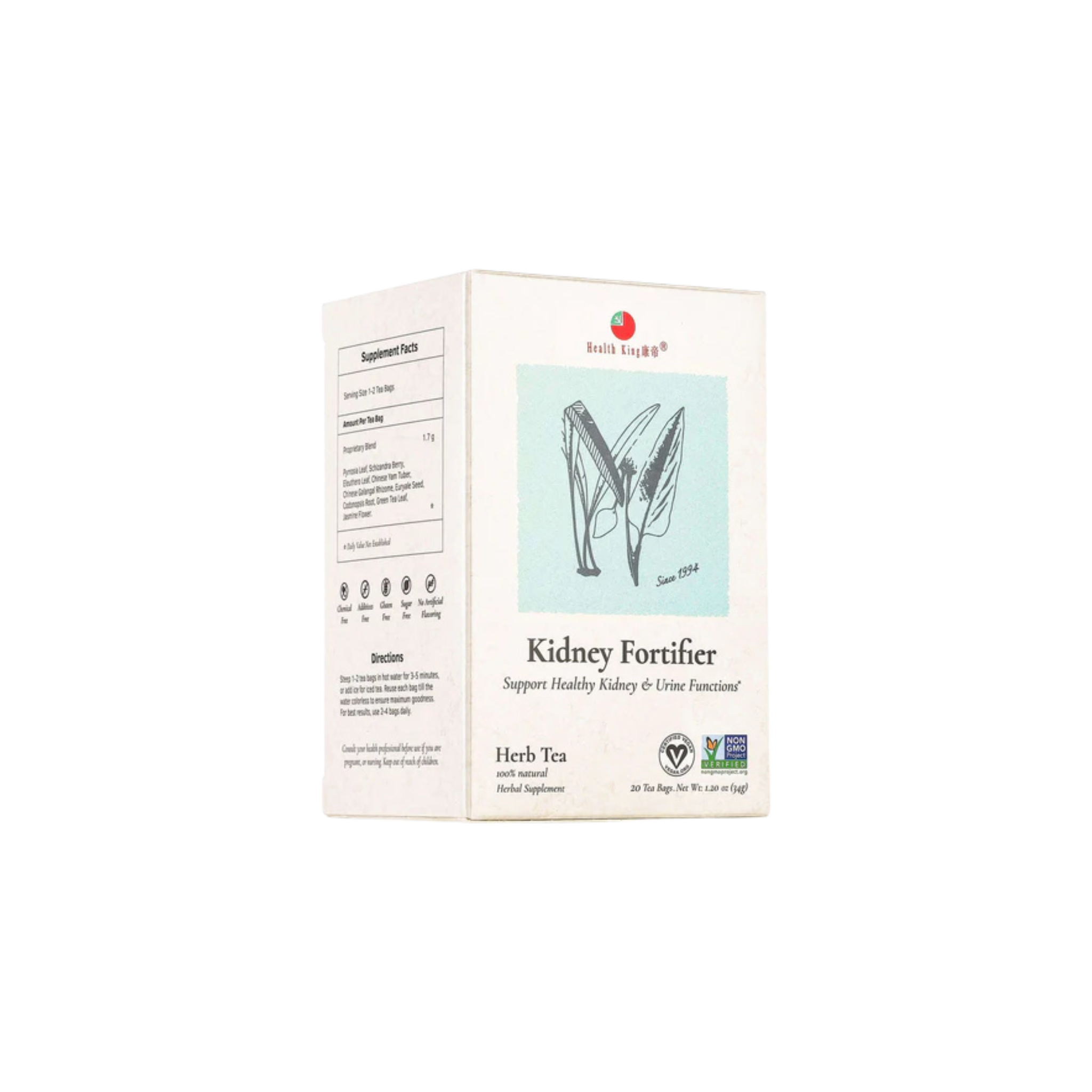 Kidney Fortifier Herb Tea - by Health King -Single