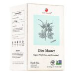 image of plant sprig, twenty teabags, net weight 36g