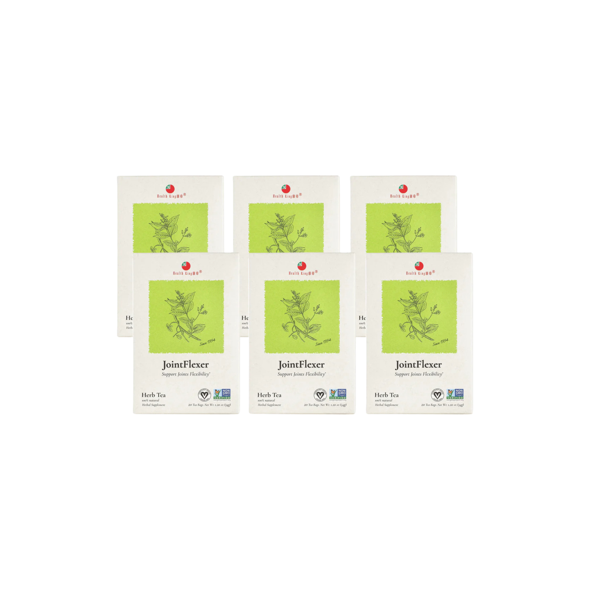 Image of JointFlexer Herb Tea - by Health King - 6-pack