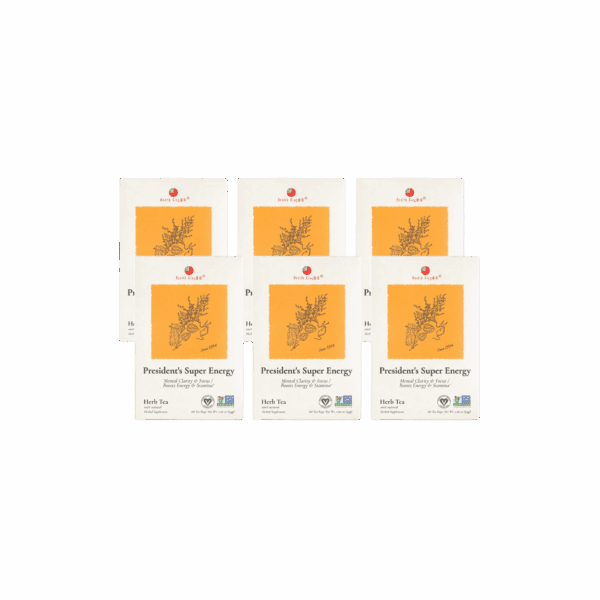 Image of President's Super Energy Herb Tea - by Health King - 6-pack