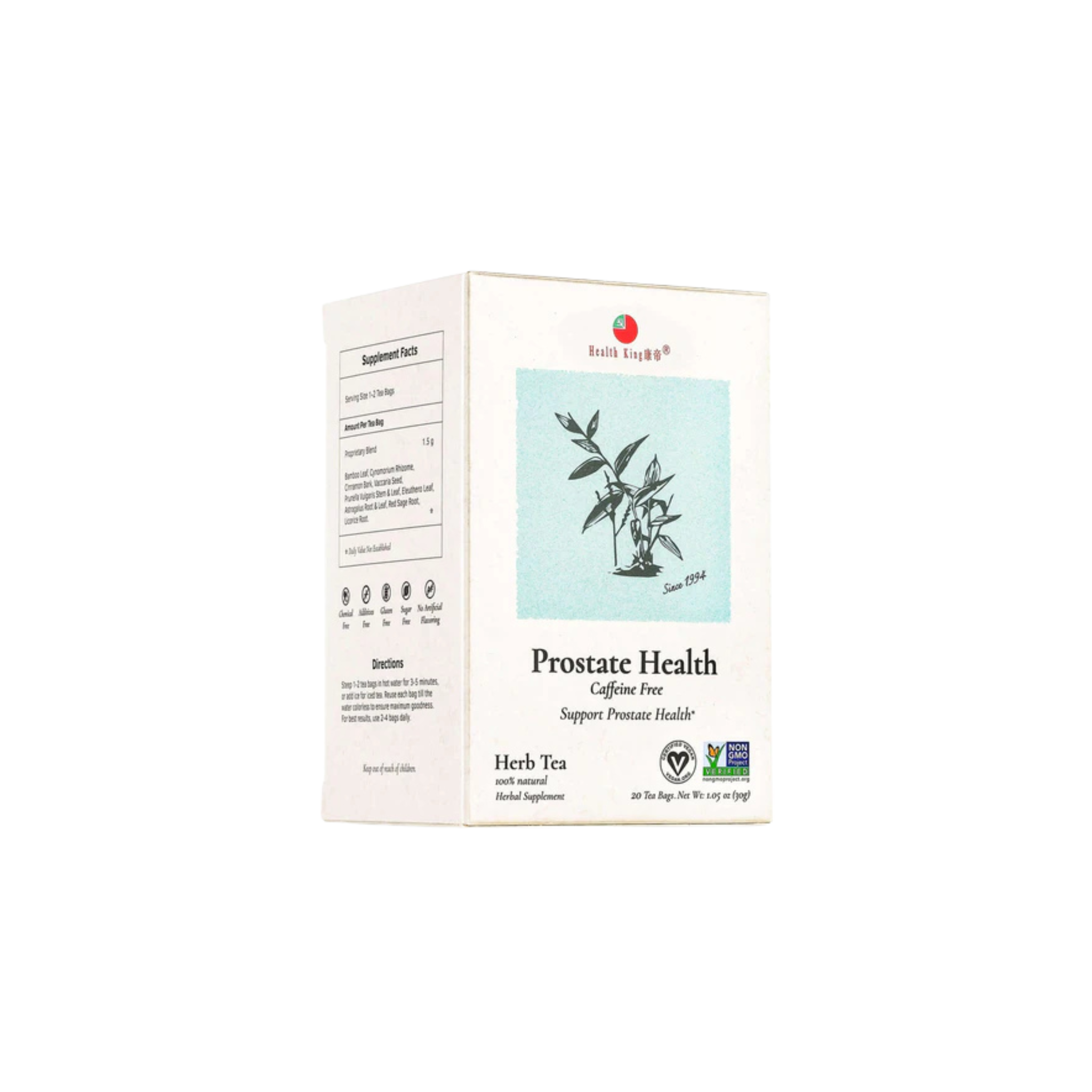 Image of Prostate Health Herb Tea - by Health King Single