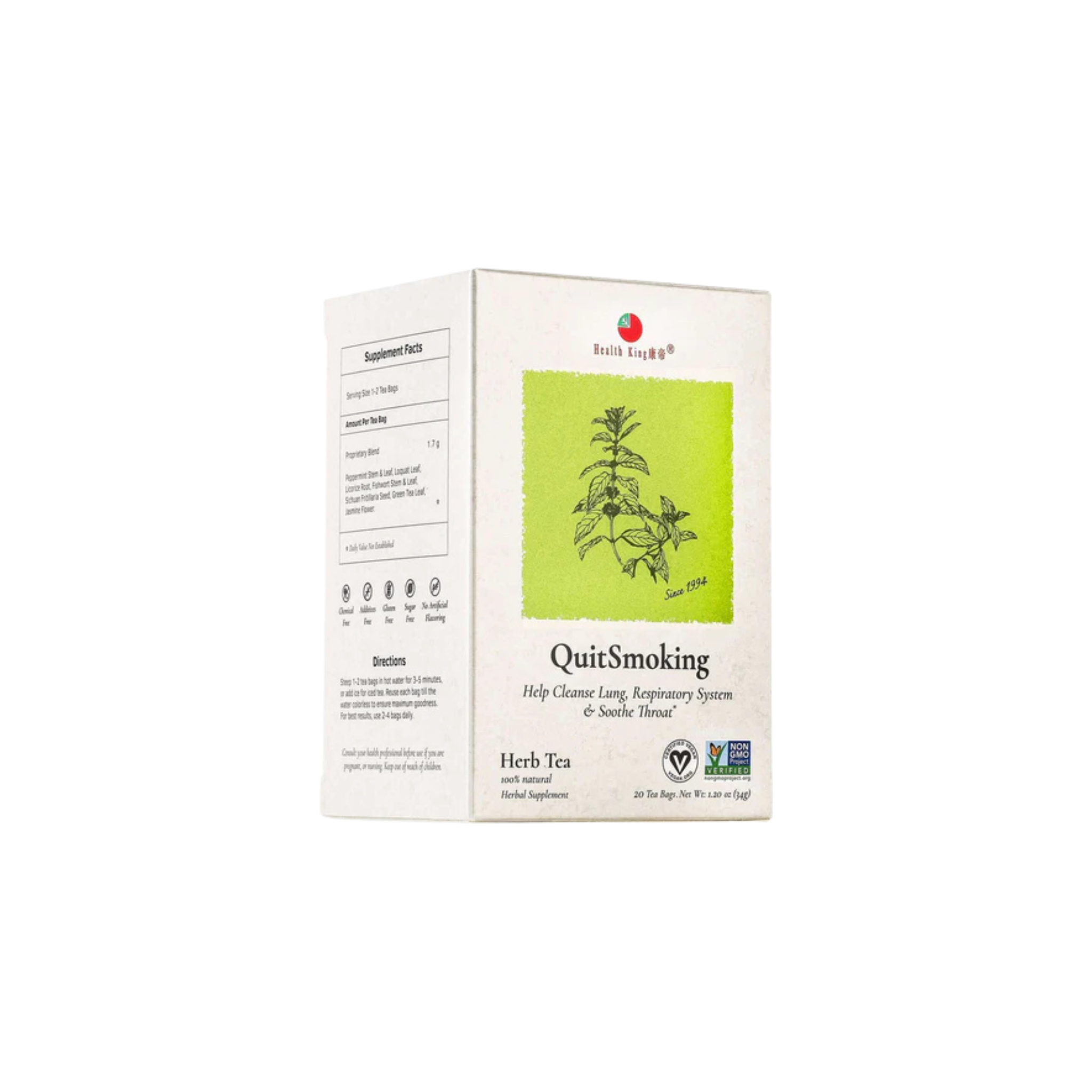 Image of Quit Smoking Herb Tea - by Health King Single