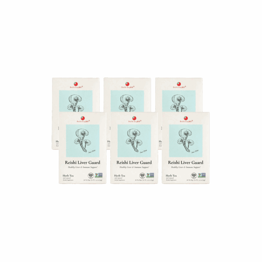 Image of Reishi Liver Guard Herb Tea - by Health King - 6-pack