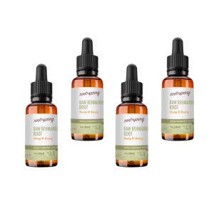 image of RAW REHMANNIA ROOT Tincture 4pk
