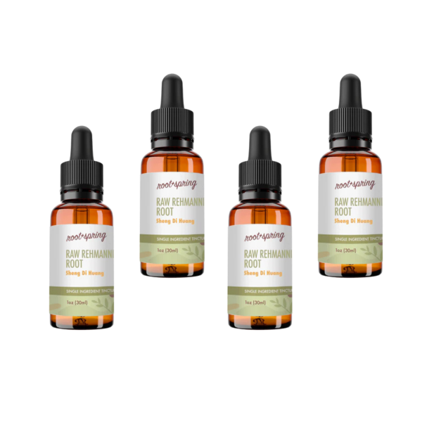 image of RAW REHMANNIA ROOT Tincture 4pk