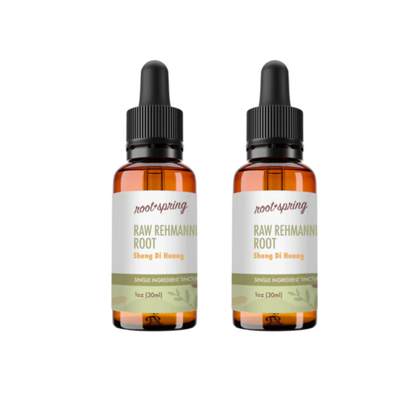 image of RAW REHMANNIA ROOT Tincture 2pk