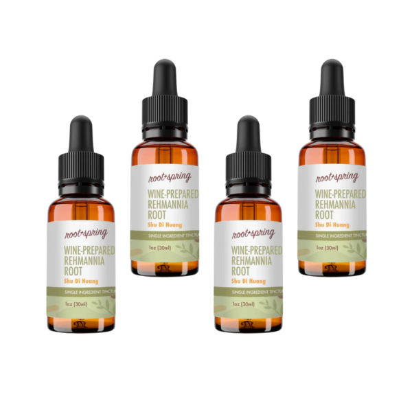 image of WINE PREPARED RHEMANNIA ROOT2 Tincture 4pk
